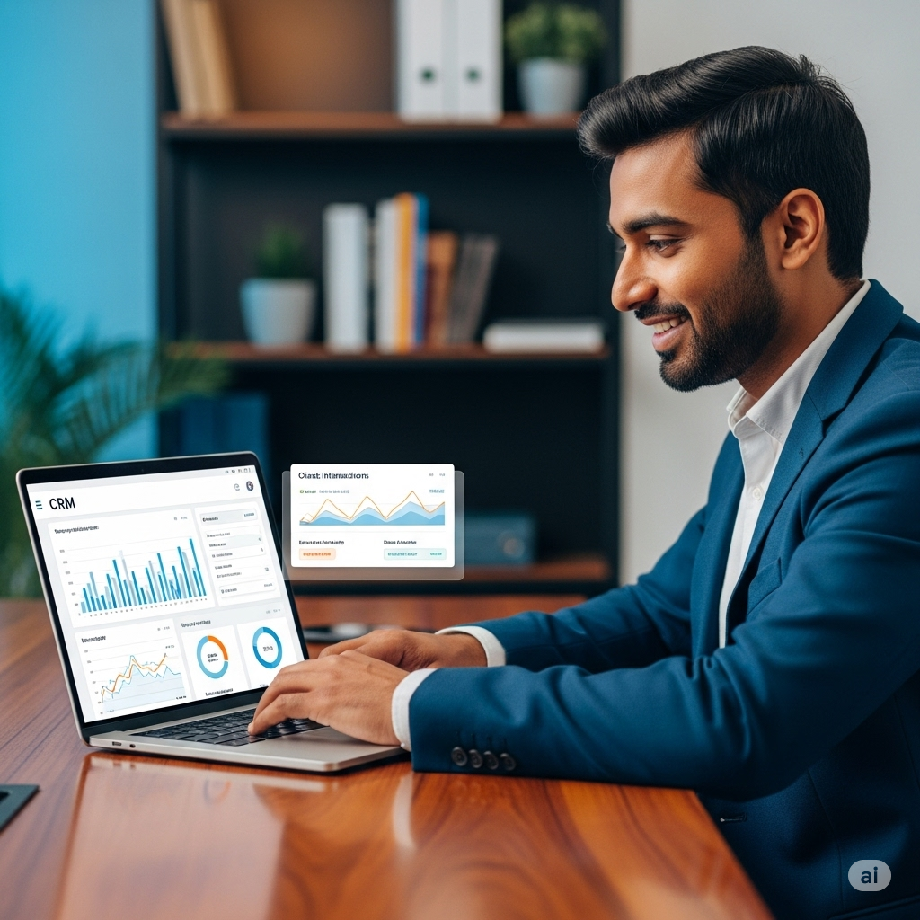 CRM Solution Illustration